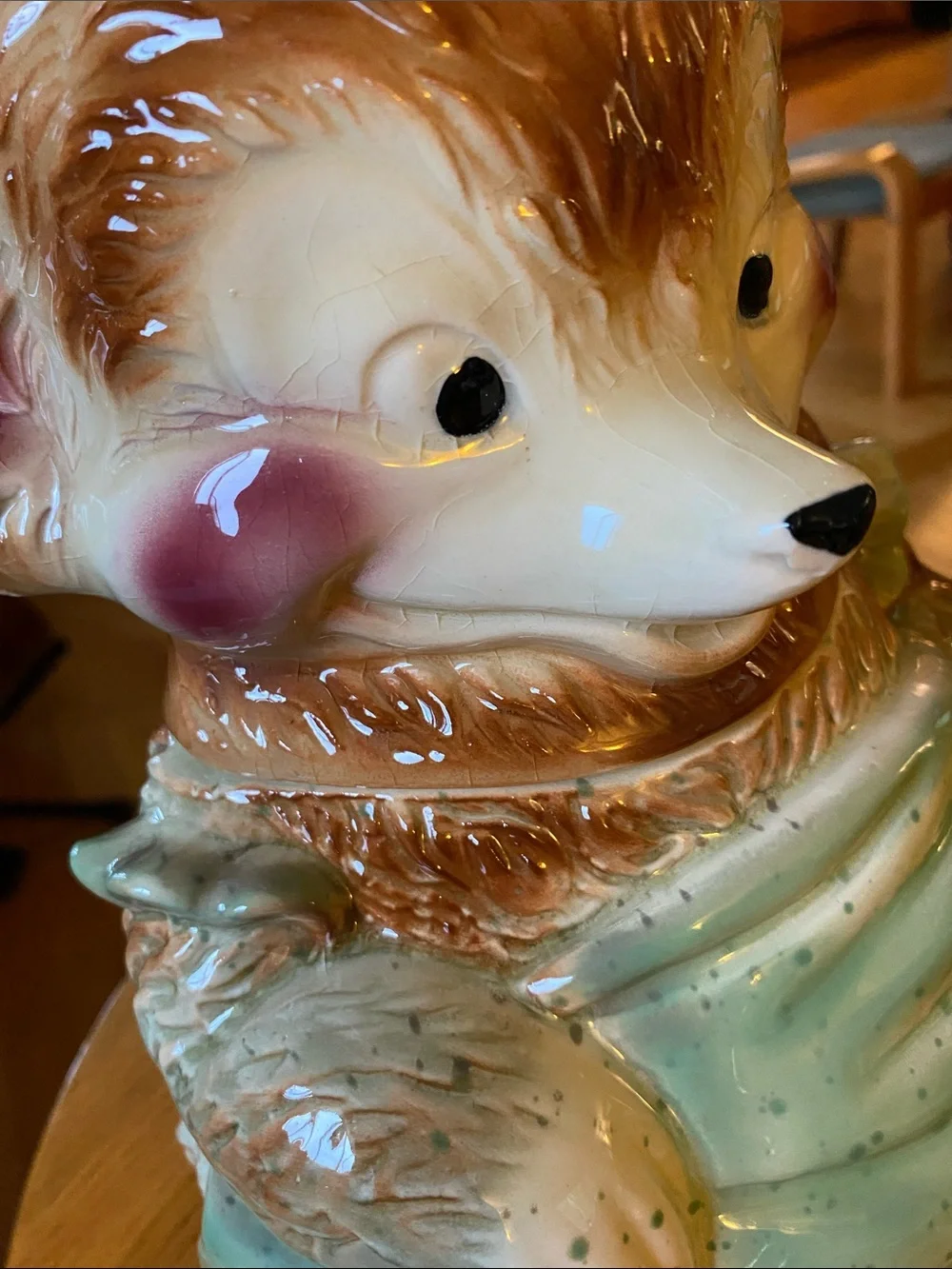 1950’s Vtg Brush McCoy Ceramic Bear Cookie/Biscuit Jar